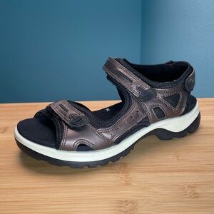 ECCO Yucatan Limited Edition Upcycle Project EU 38 US 7 7.5 Off-Road Brown RARE